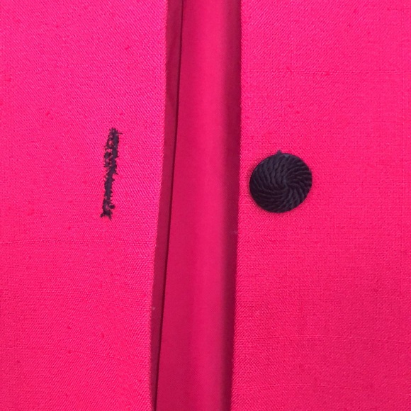 Vintage Fuchsia Pink very chic Blazer (Fits 6) - Picture 7 of 9